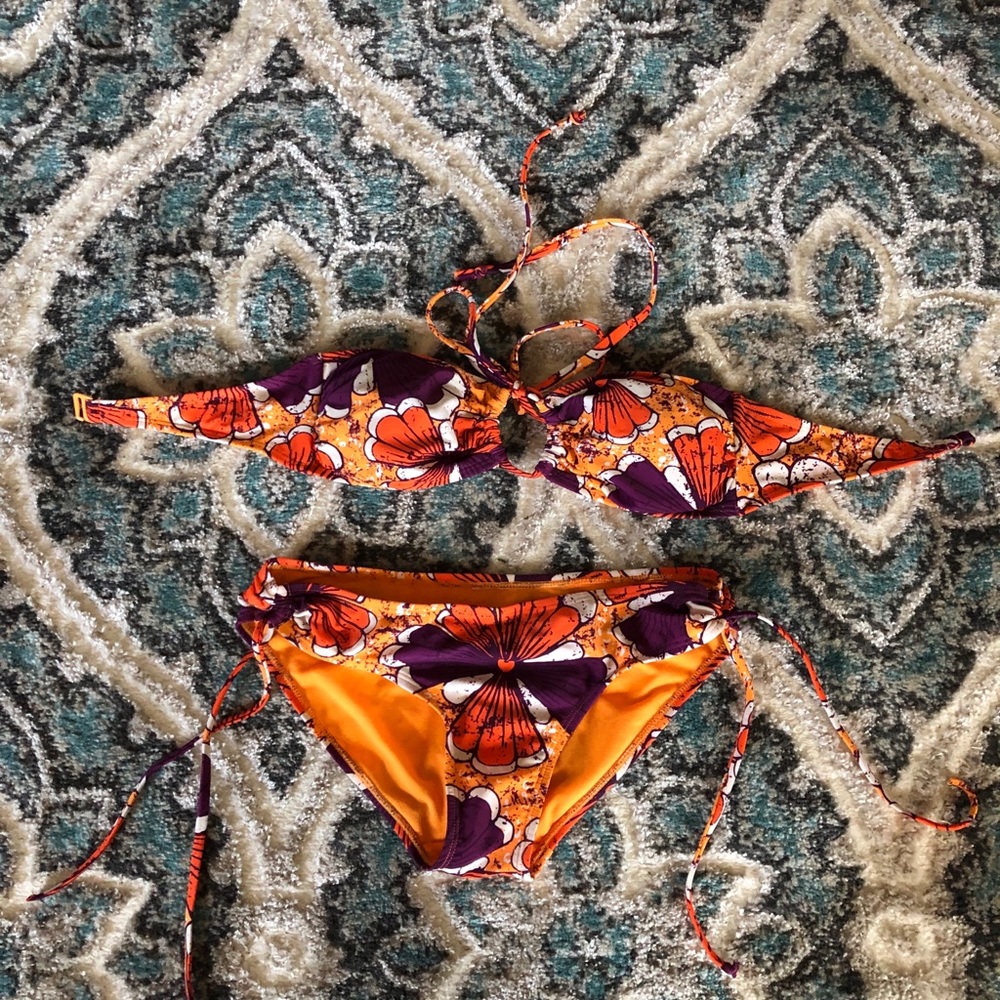 Flower swim suit